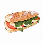 Baguette Tomaten-Mozzarella